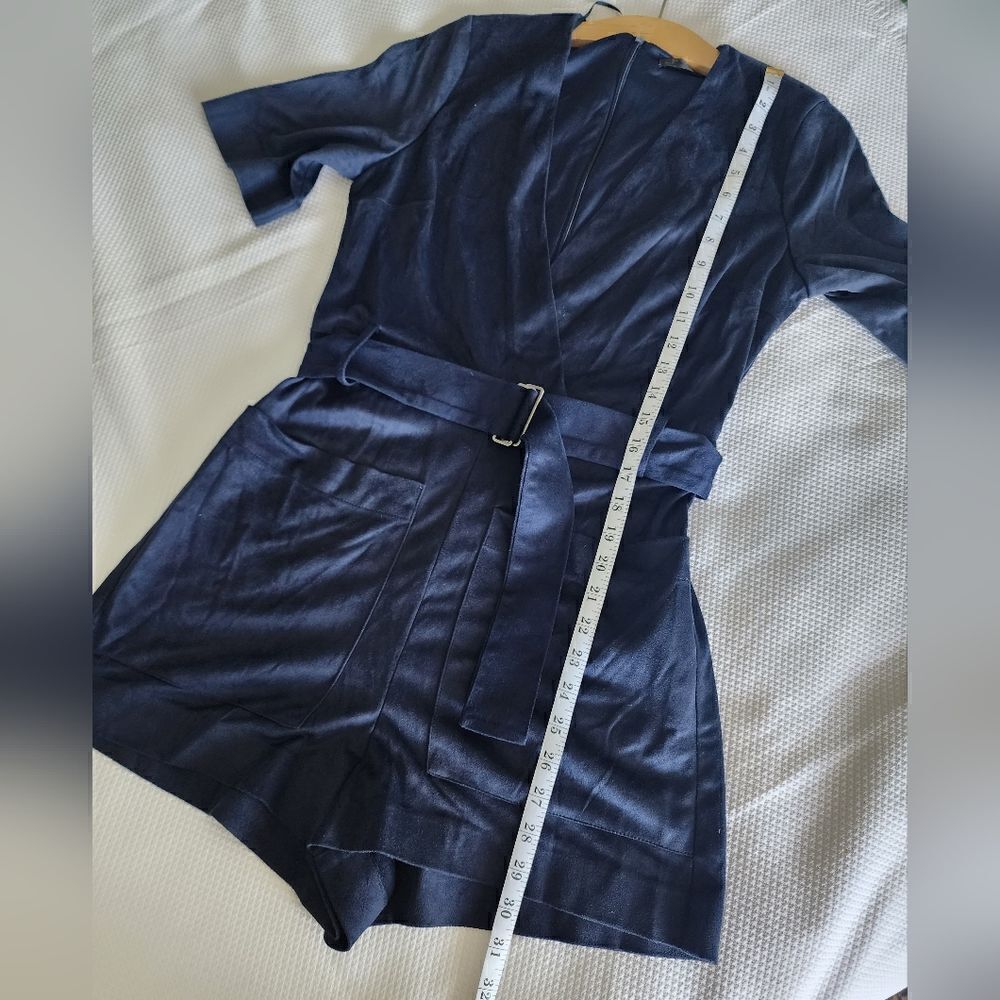 Zara front pockets belted romper - Picture 8 of 16